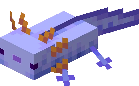 Minecraft Blue Axolotl
