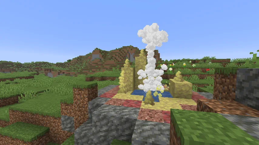 Minecraft Sulfur Spring Screenshot