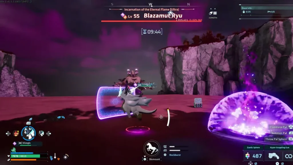Palworld Silvegis Battle Mount screenshot