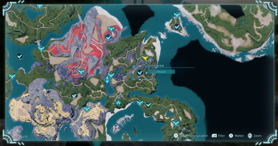 Palworld Chillet Location screenshot
