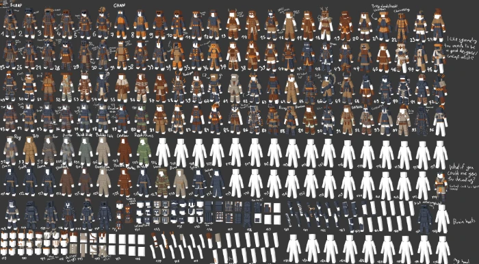Vintage Story New Armor Details and Rough Drafts screenshot
