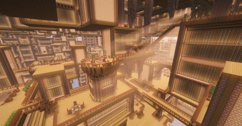 Minecraft A World That Doesn't Exist Infinite Library Screenshot