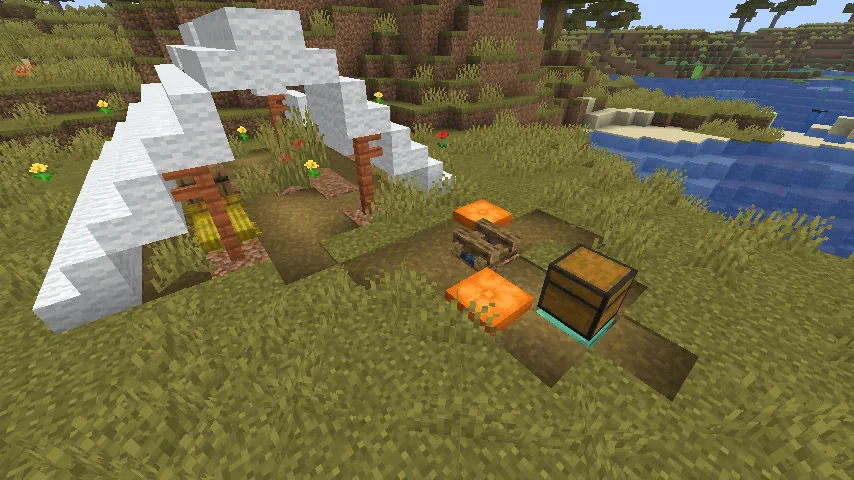 Minecraft Abandoned Camp Secret Chest Screenshot