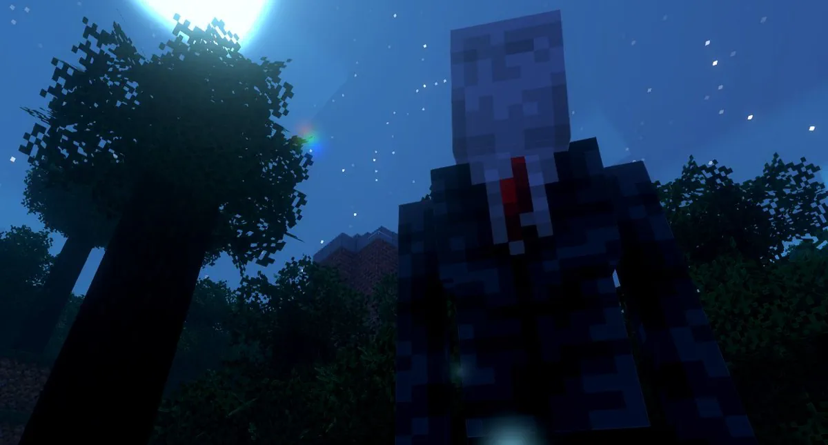 Horrifying Minecraft Mods: Slenderman Mod Screenshot