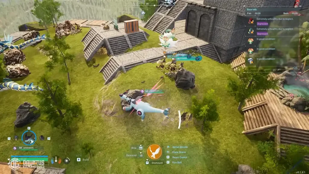 Palworld Base Build Mountaintop