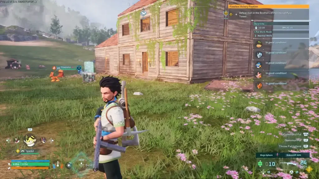 Palworld Base Build Riverside Starter Base