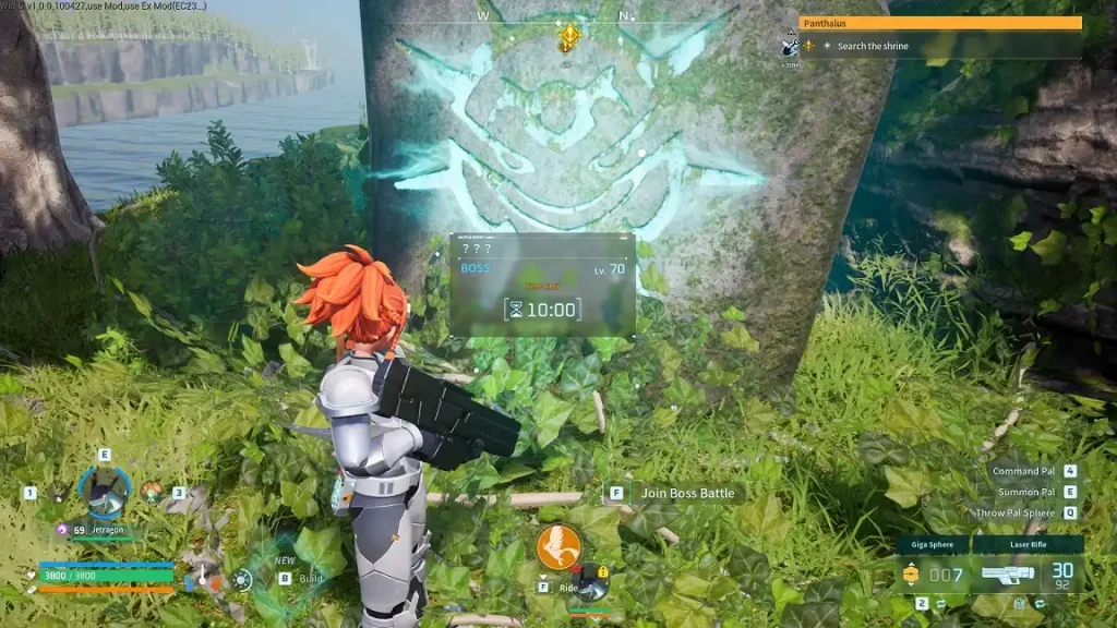 Palworld Panthalus Start Boss Battle