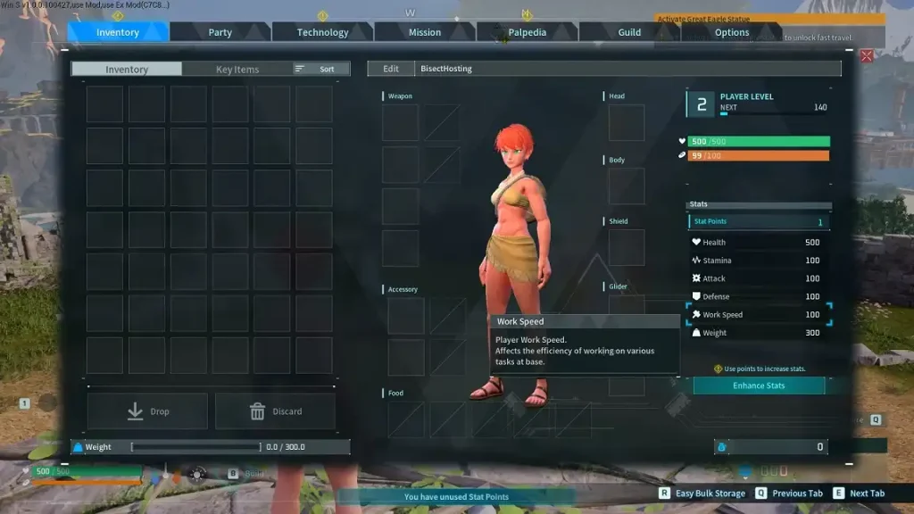 Palworld Work Speed Stat