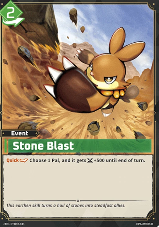 Palworld Stone Blast