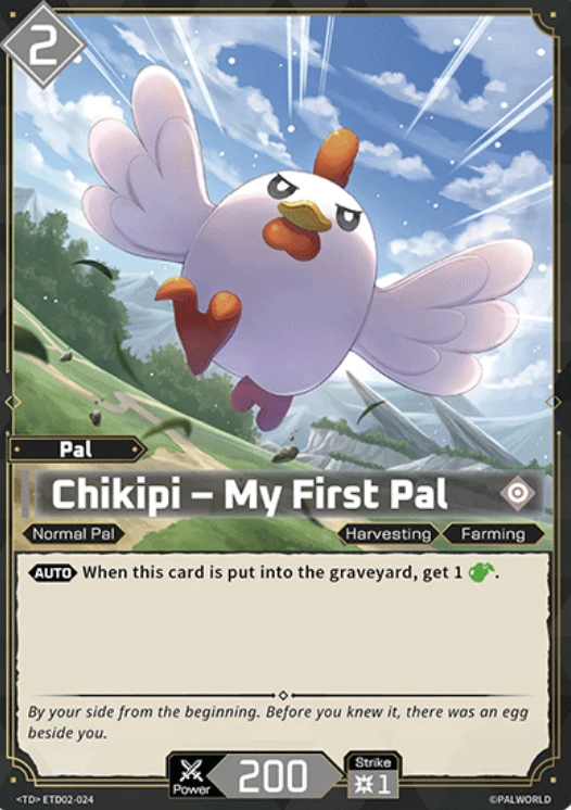 Palworld Chikipi My First Pal