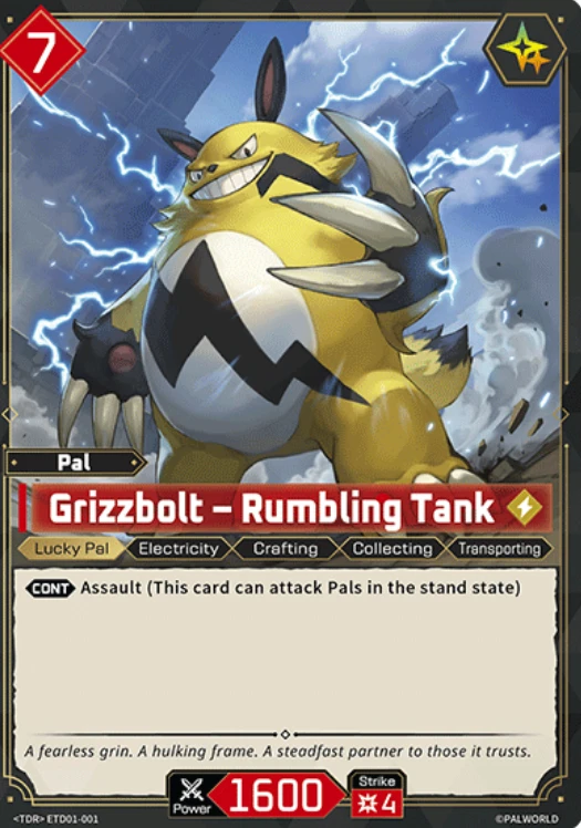 Palworld Grizzbolt Rumbling Tank