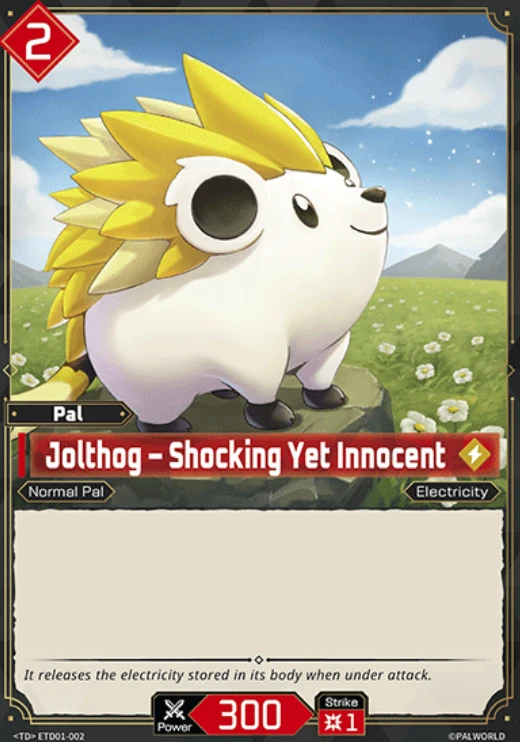 Palworld Jolthog Shocking Yet Innocent