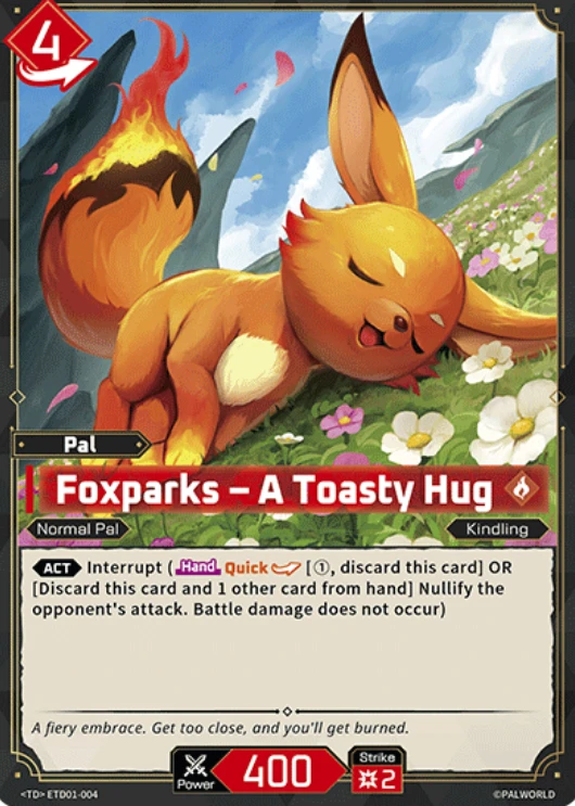 Palworld Foxparks Toasty Hug