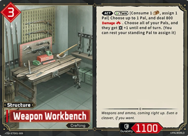 Palworld Weapon Workbench 