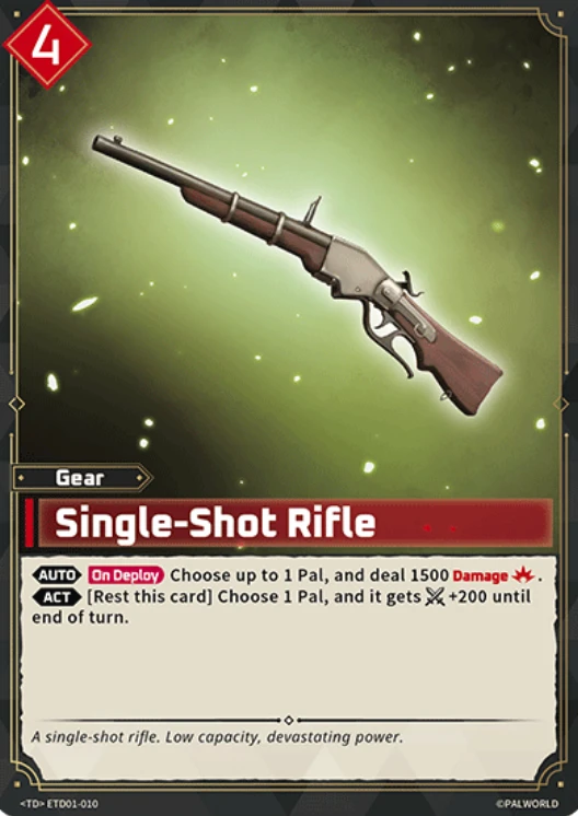 Palworld Single Shot Rifle