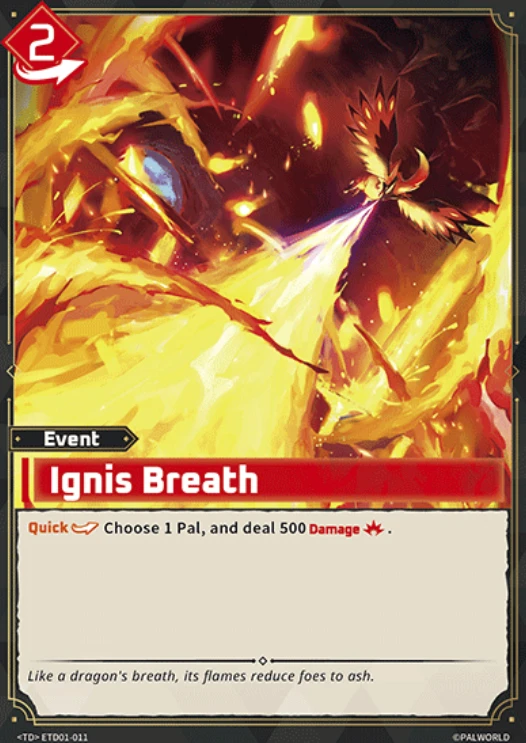 Palworld Ignis Breath