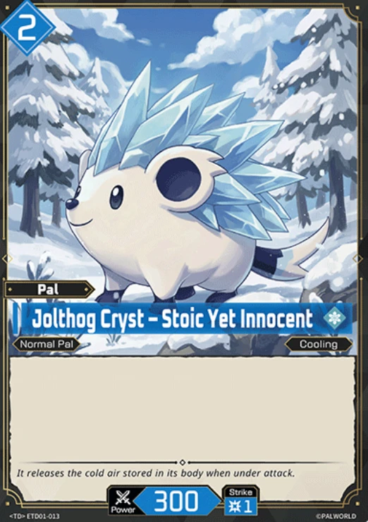 Palworld Jolthog Cryst Stoic Yet Innocent