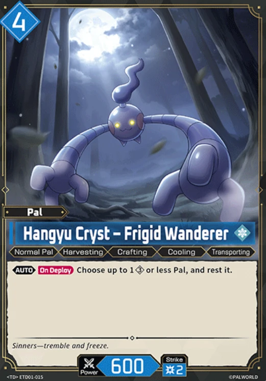 Palworld Hangyu Cryst Frigid Wanderer