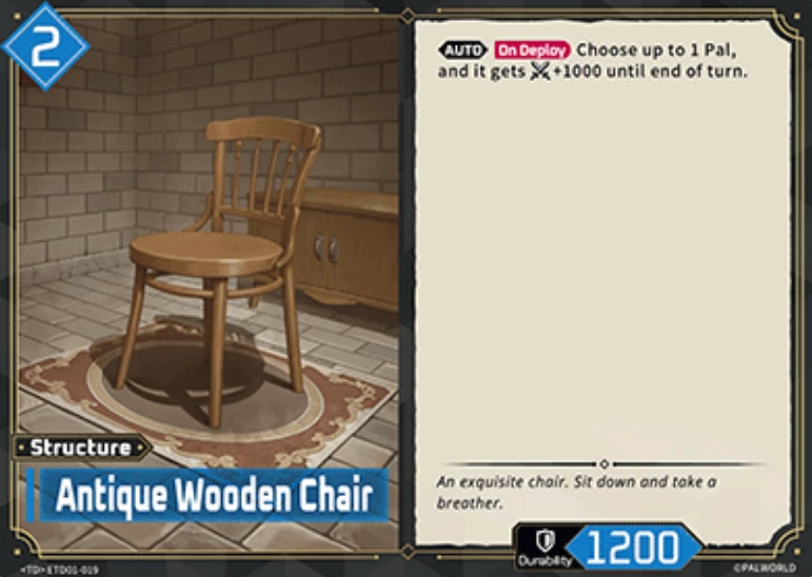 Palworld Antique Wooden Chair