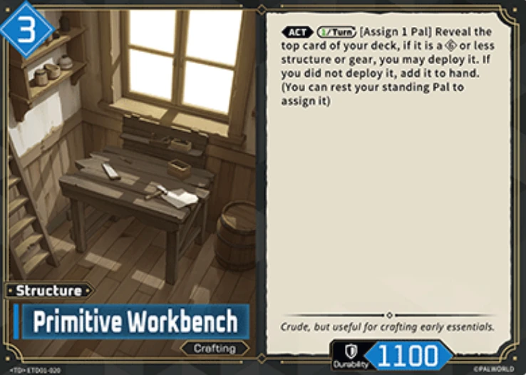 Palworld Primitive Workbench