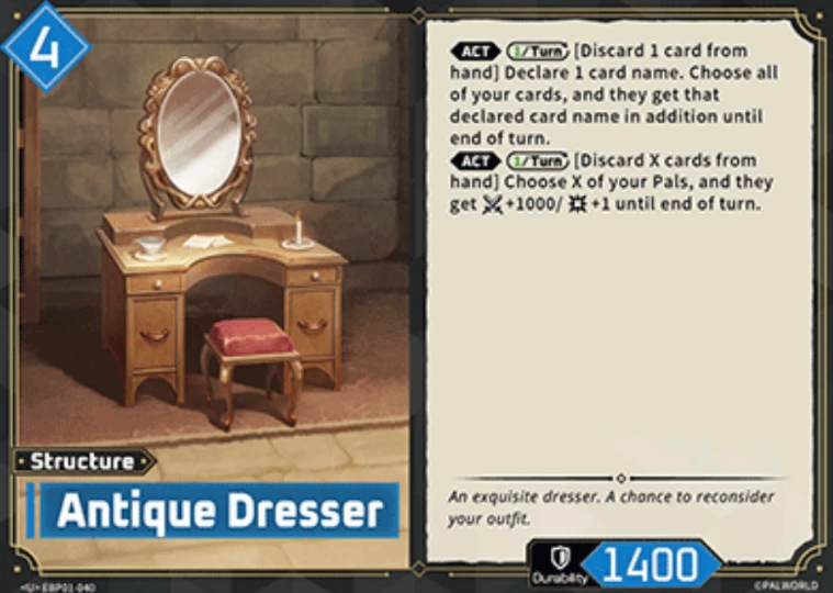 Palworld Antique Dresser