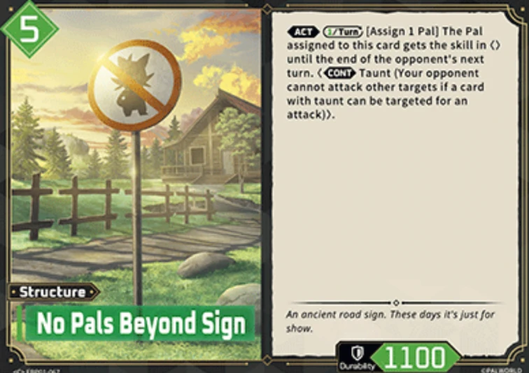 Palworld No Pals Beyond Sign