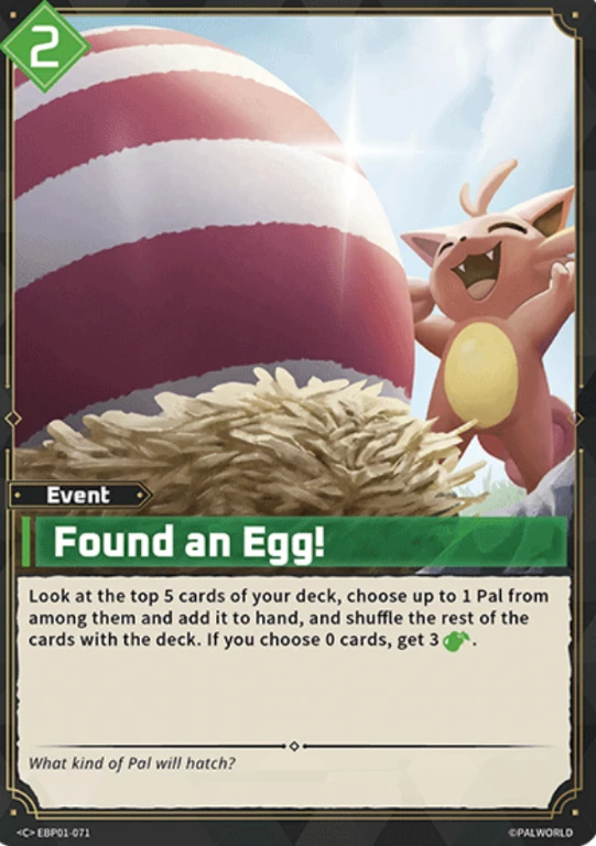 Palworld Found an Egg!