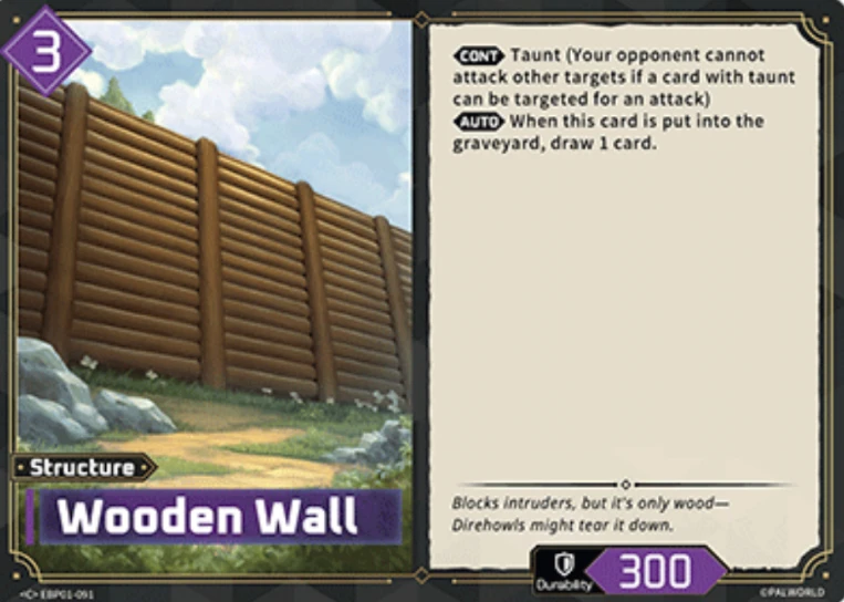 Palworld Wooden Wall