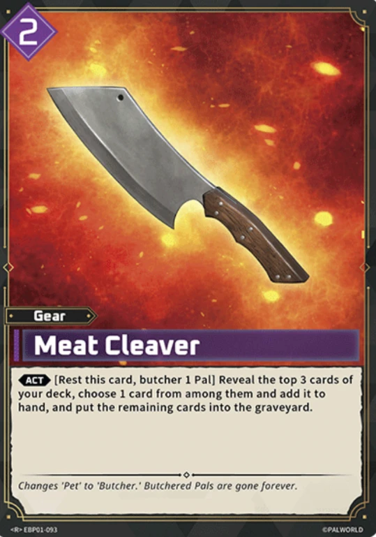 Palworld Meat Cleaver