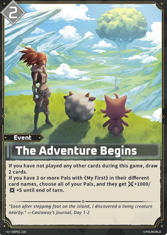 Palworld The Adventure Begins