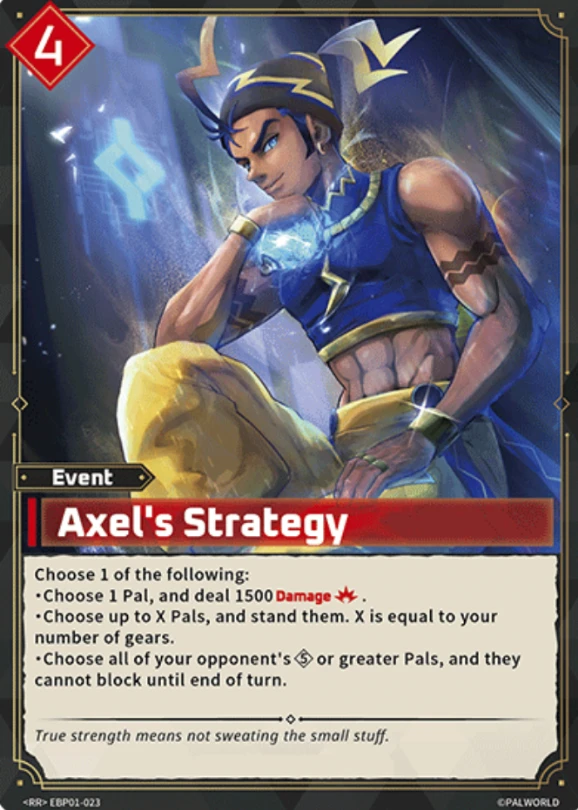 Palworld Axel's Strategy