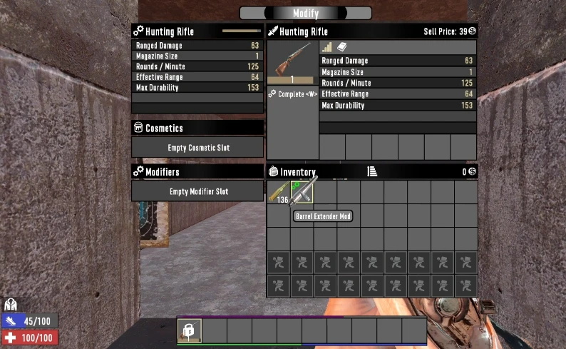 7 Days to Die Modding Gun screenshot