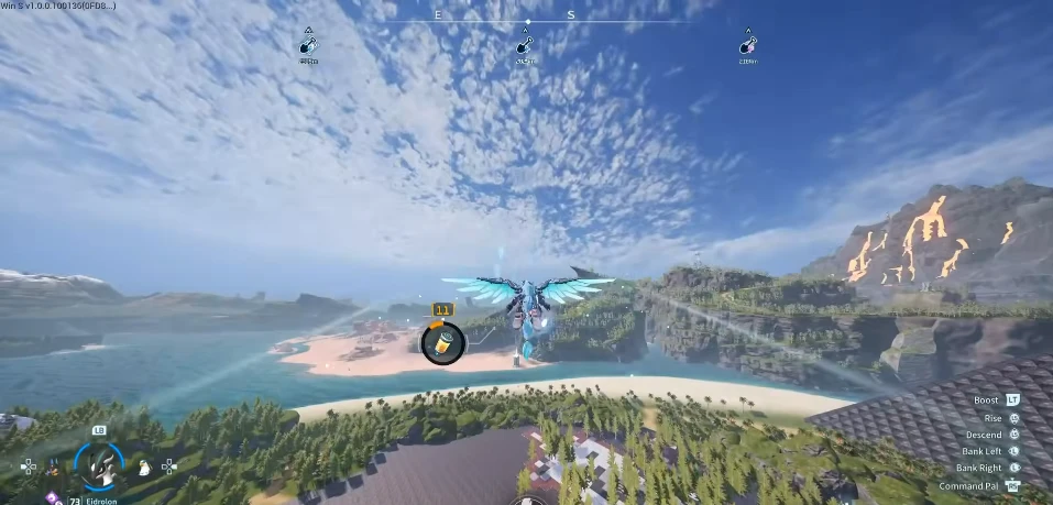 Palworld Flying with Wing Pack screenshot