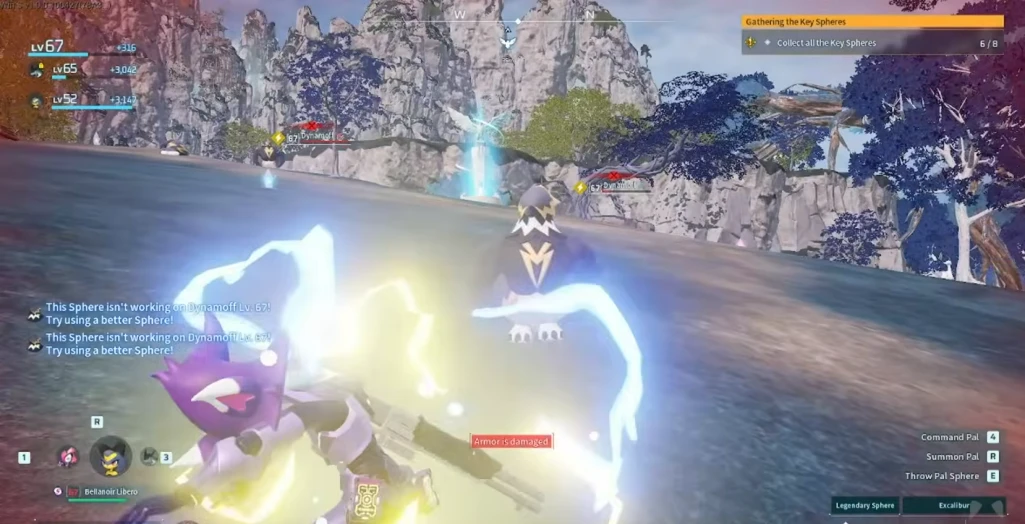 Palworld Fighting Dynamoff screenshot
