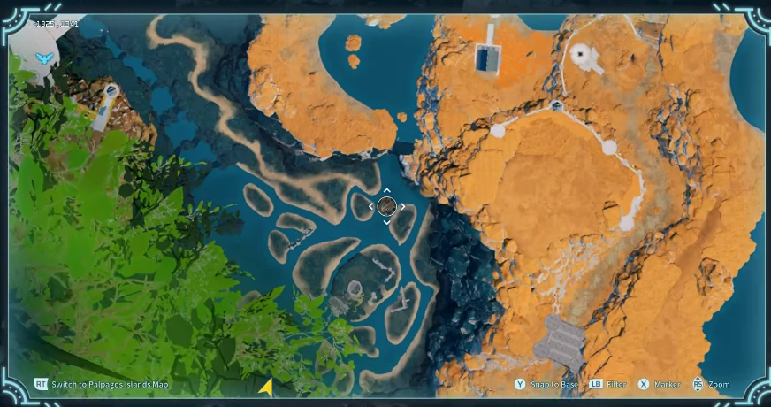 Palworld Aegidron Location screenshot