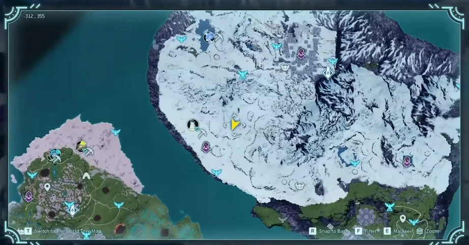 Palworld Sibelyx Location screenshot