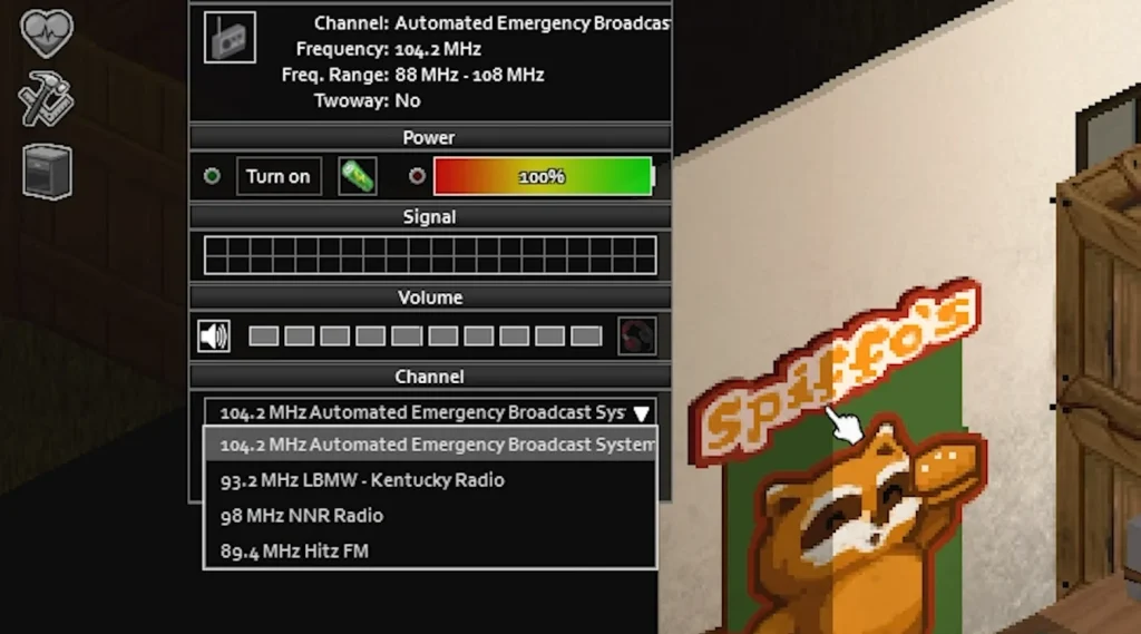 Project Zomboid Helicopter Event Radio screenshot