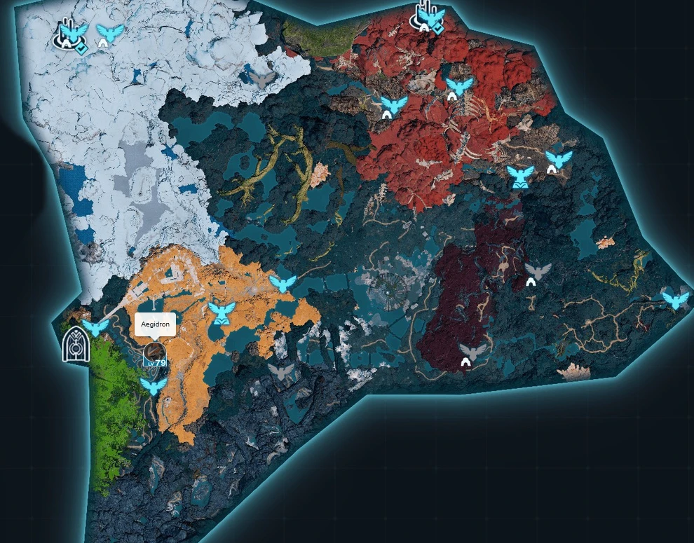 Palworld Aegidron Location
