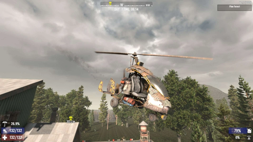 7 Days to Die Flying Gyrocopter screenshot