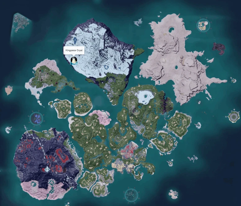 Palworld Kingpaca Cryst Location