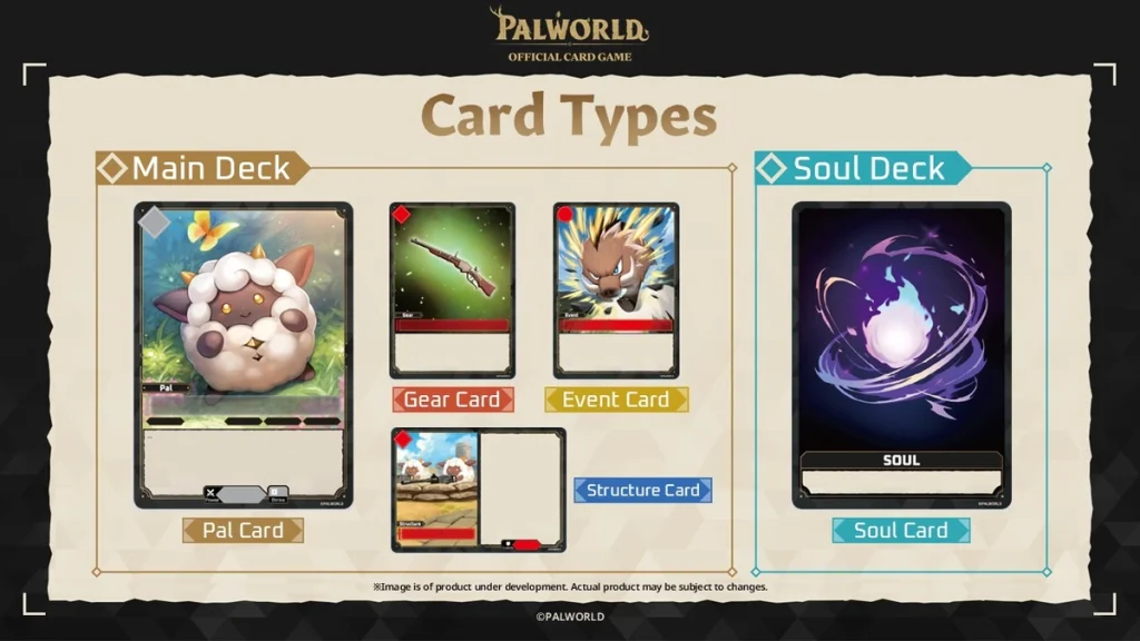 Palworld Card Types screenshot
