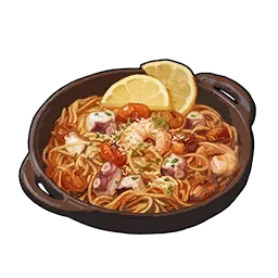 Palworld Seafood Pasta