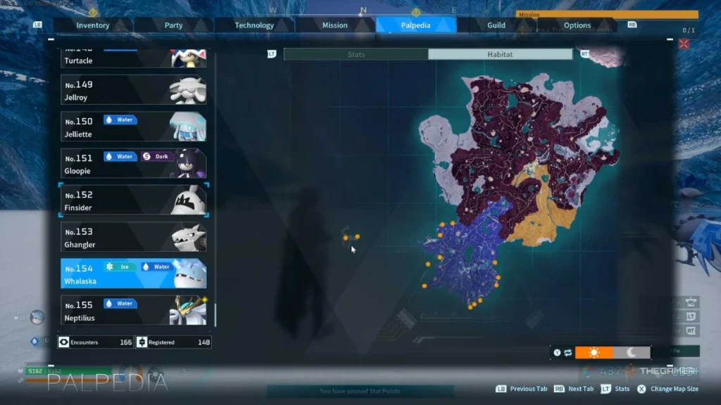Palworld Whalaska Location screenshot