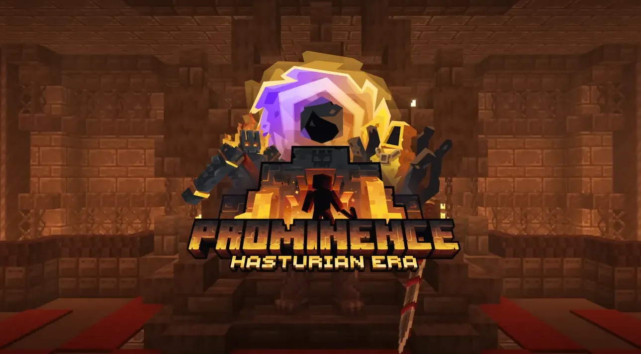 Minecraft Prominence II Hasturian Era Logo Screenshot