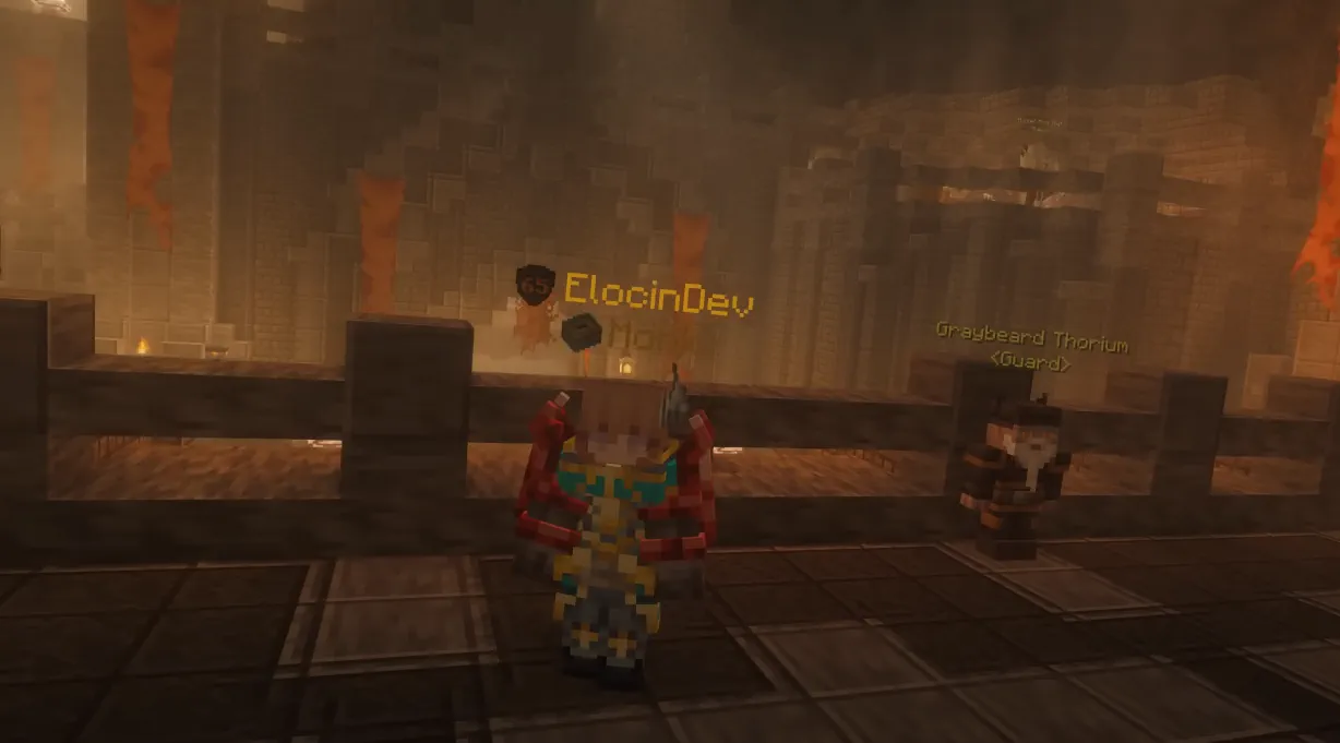 Minecraft Player & Guard Screenshot