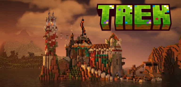 Minecraft Trek Mod Promo Image
