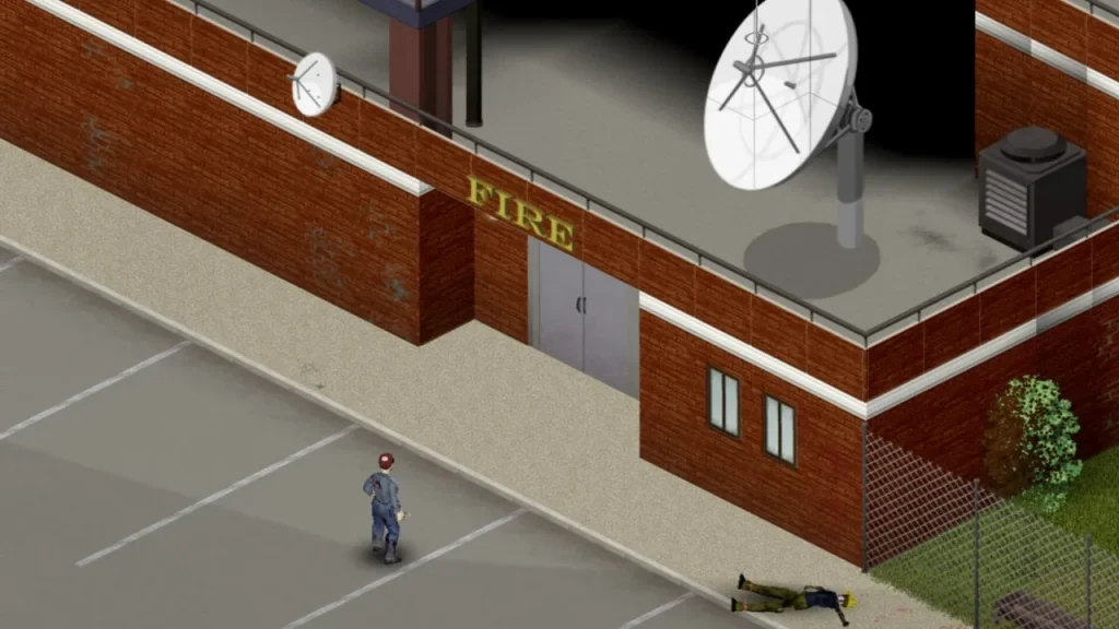 Project Zomboid Large Fire Station