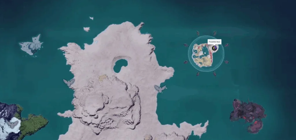Palworld Frostallion Noct Location screenshot