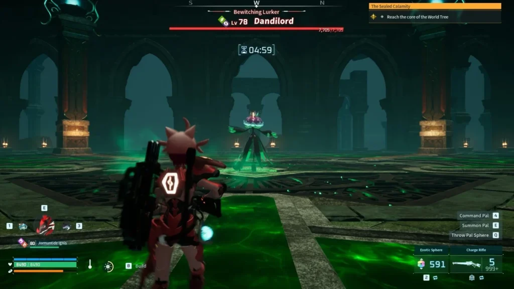 Palworld Fighting Dandilord screenshot