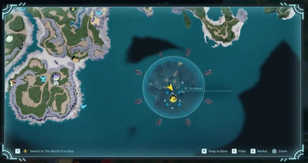 Palworld Grizzbolt Location screenshot